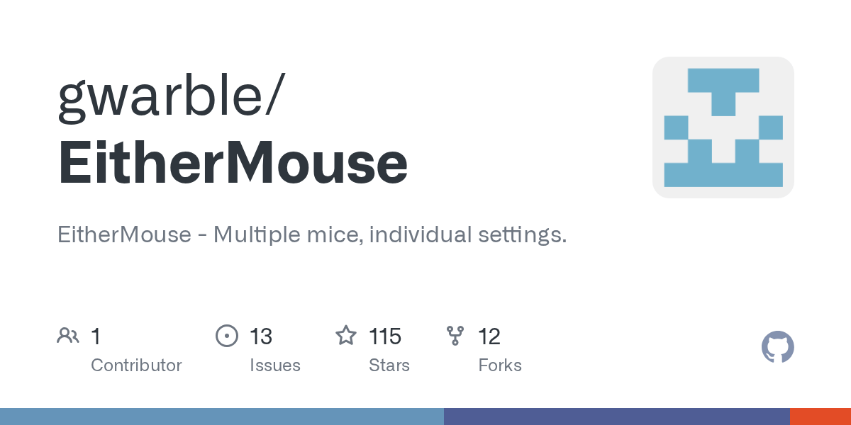 GitHub - gwarble/EitherMouse: EitherMouse - Multiple mice, individual