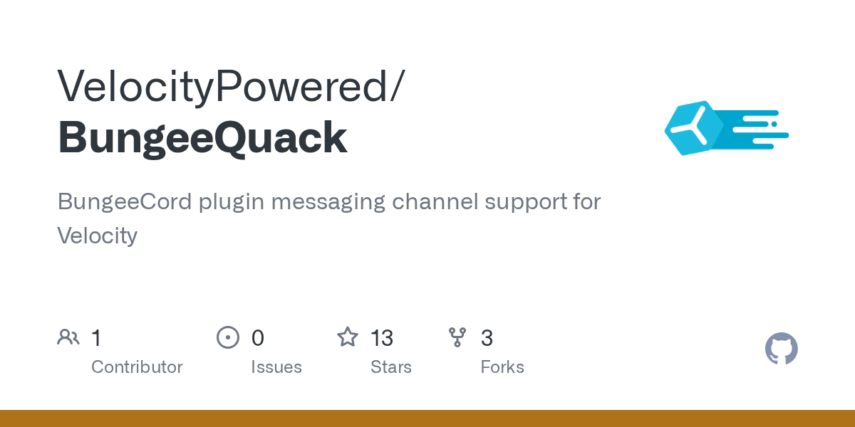 GitHub VelocityPowered/BungeeQuack BungeeCord plugin messaging
