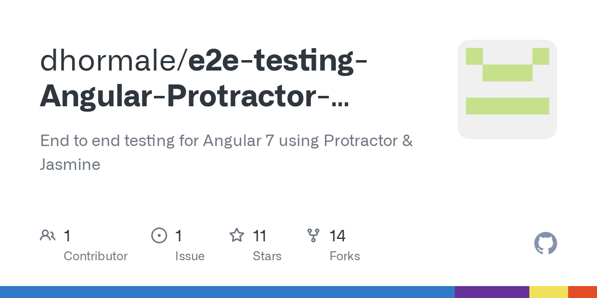 GitHub dhormale/e2etestingAngularProtractorJasmine End to end