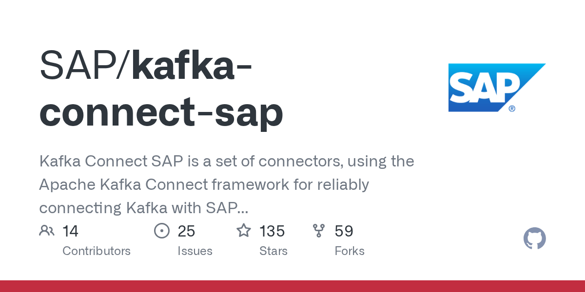 GitHub SAP/kafkaconnectsap Kafka Connect SAP is a set of