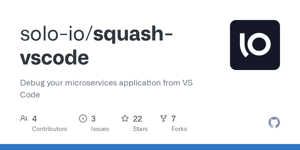 GitHub soloio/squashvscode Debug your microservices application