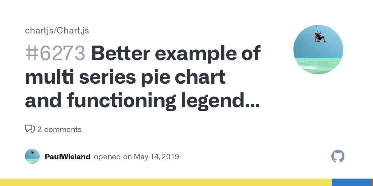 Better example of multi series pie chart and functioning legend using
