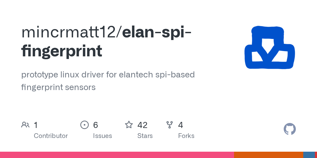 GitHub mincrmatt12/elanspifingerprint prototype linux driver for