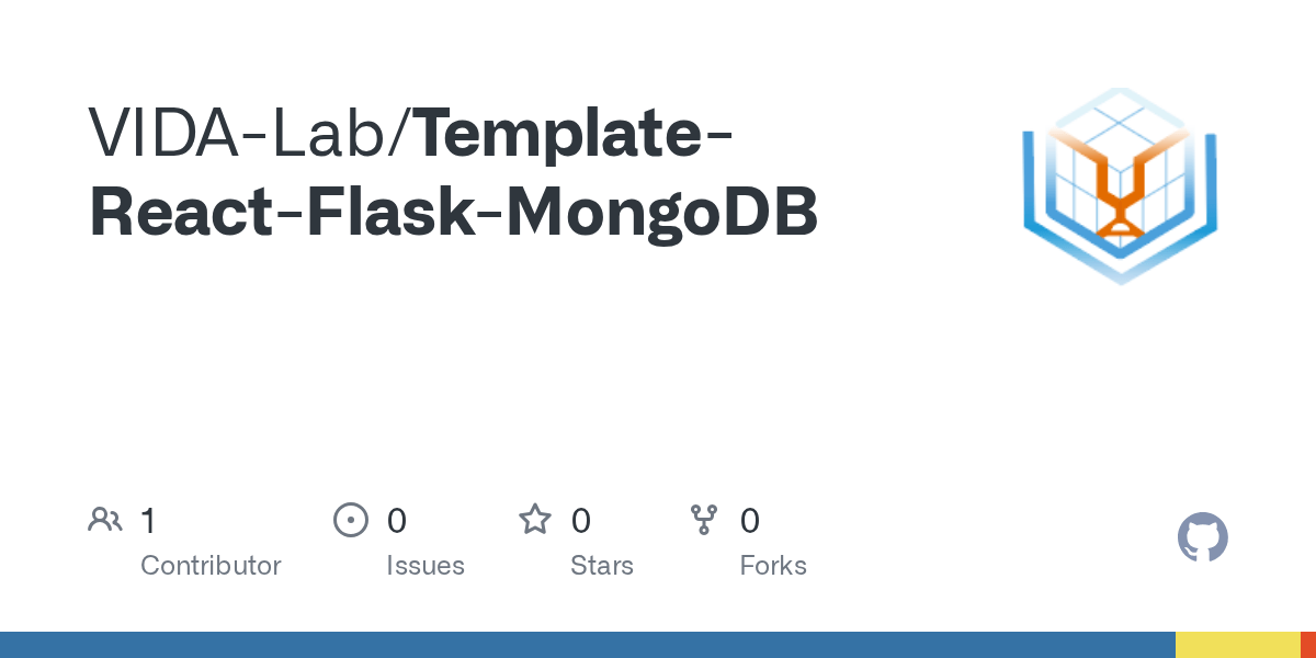 GitHub VIDALab/TemplateReactFlaskMongoDB