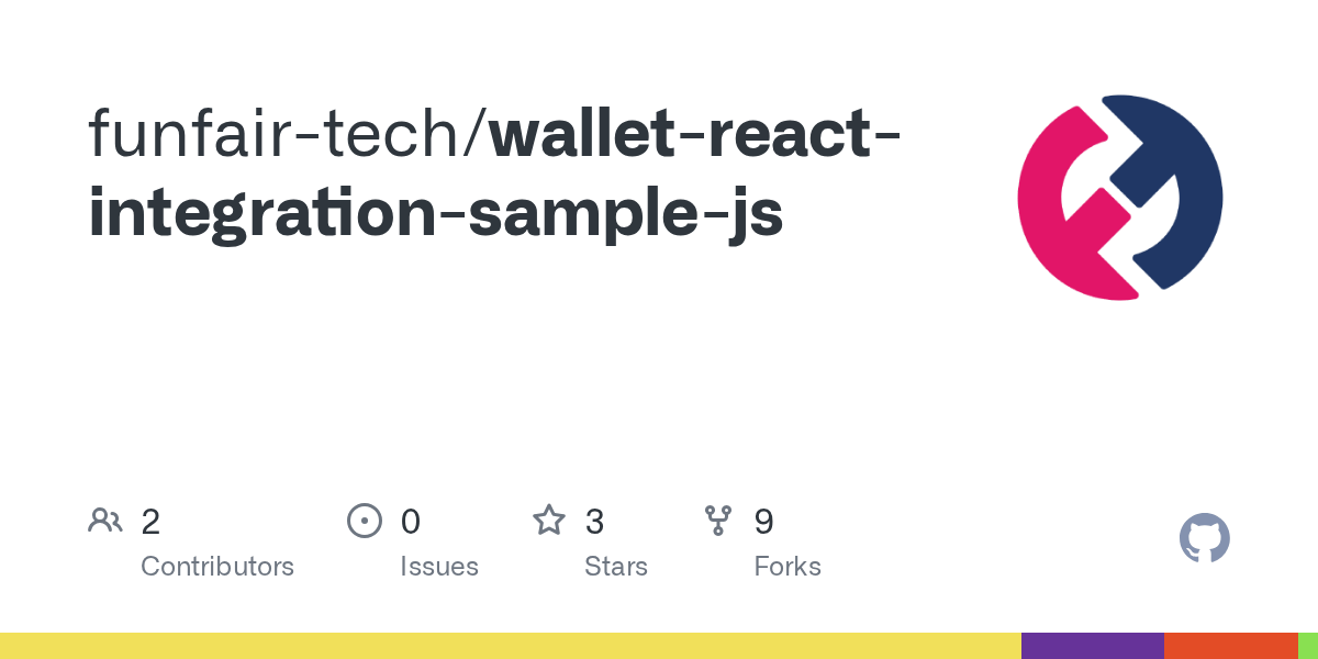 GitHub funfairtech/walletreactintegrationsamplejs