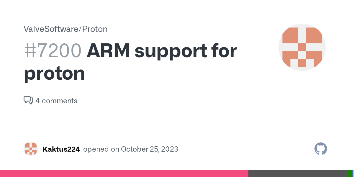 ARM support for proton · Issue 7200 · ValveSoftware/Proton · GitHub
