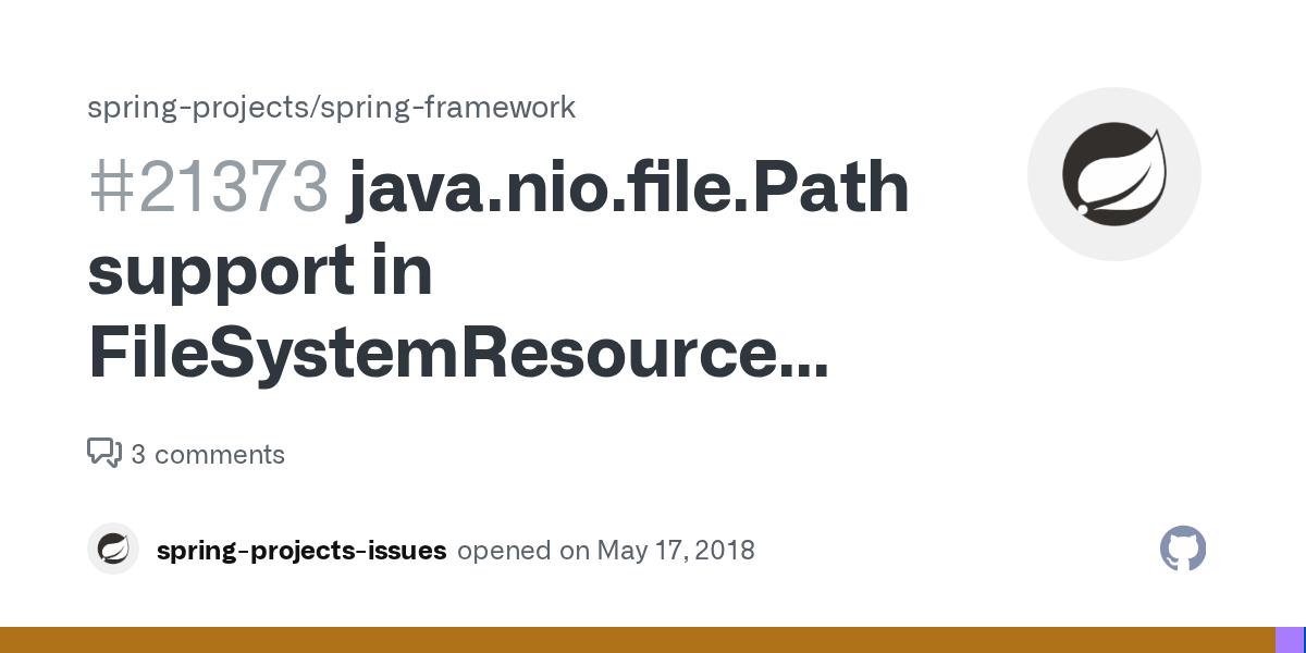 java.nio.file.Path support in FileSystemResource (with regular