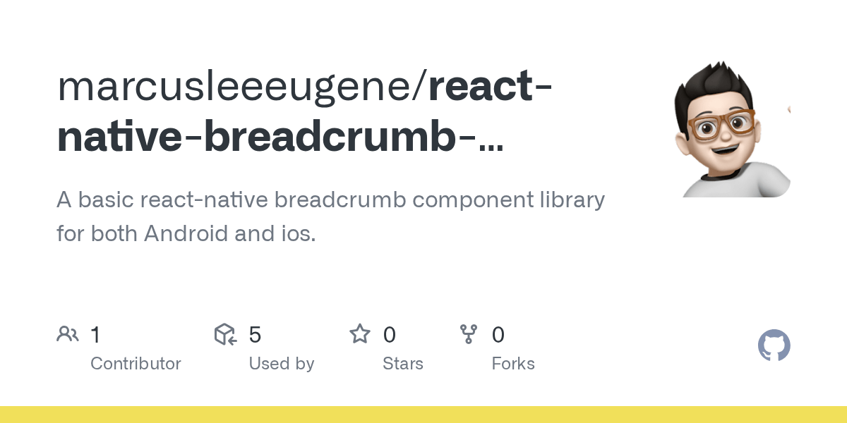 GitHub marcusleeeugene/reactnativebreadcrumbnavigation A basic