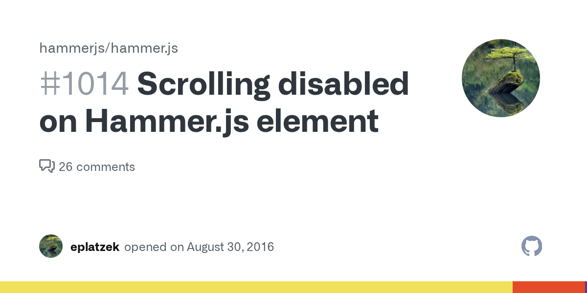 Scrolling disabled on Hammer.js element · Issue 1014 · hammerjs/hammer