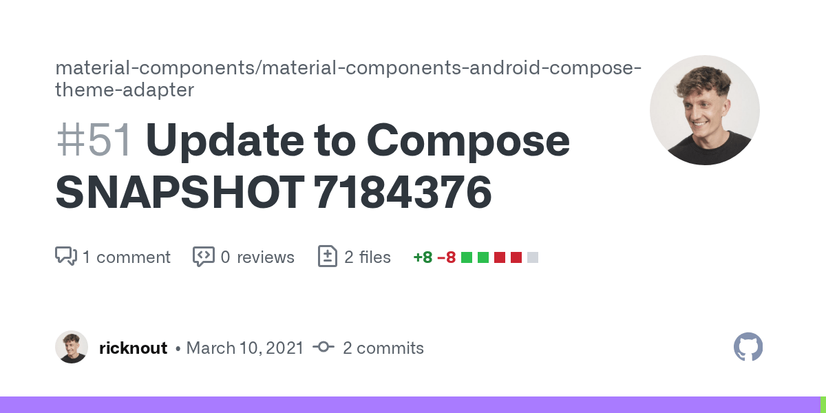 Update to Compose SNAPSHOT 7184376 by ricknout · Pull Request 51