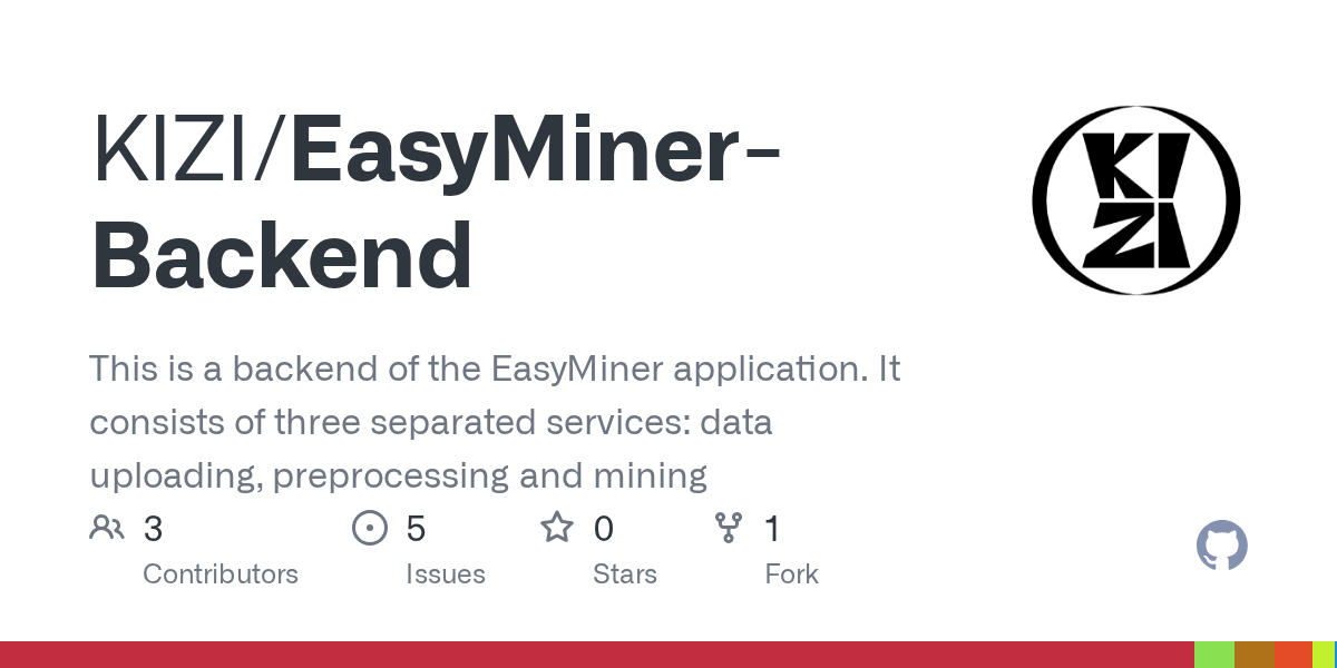 GitHub KIZI/EasyMinerBackend This is a backend of the EasyMiner