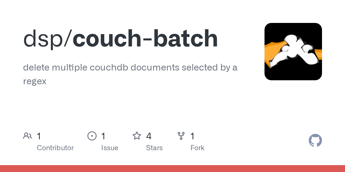 GitHub dsp/couchbatch delete multiple couchdb documents selected by