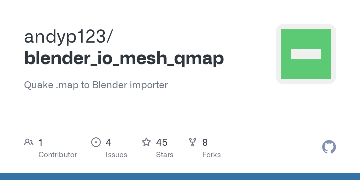 GitHub andyp123/blender_io_mesh_qmap Quake .map to Blender importer