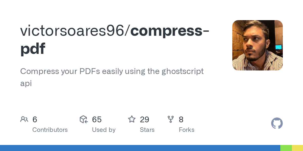 GitHub Compress your PDFs easily using