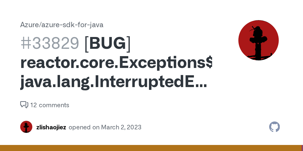 [BUG] reactor.core.ExceptionsReactiveException java.lang