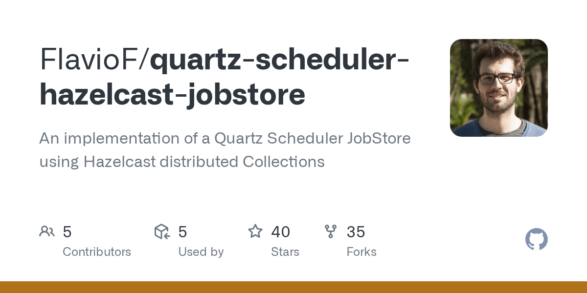 GitHub FlavioF/quartzschedulerhazelcastjobstore An implementation