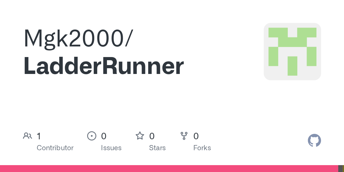 GitHub Mgk2000/LadderRunner