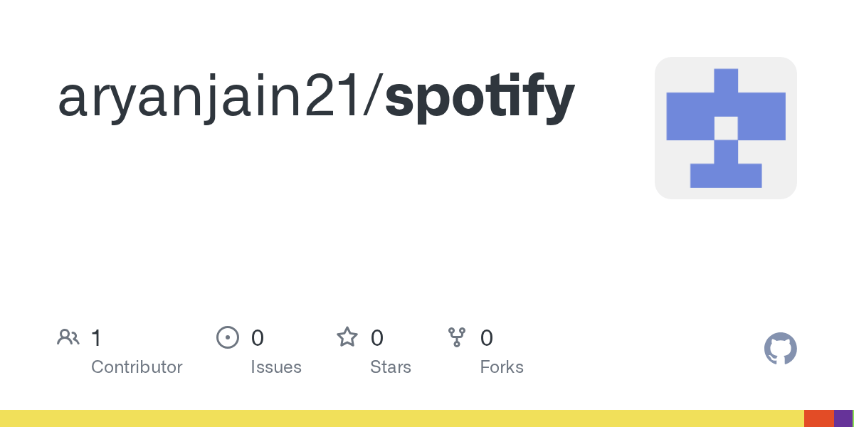 GitHub aryanjain21/spotify