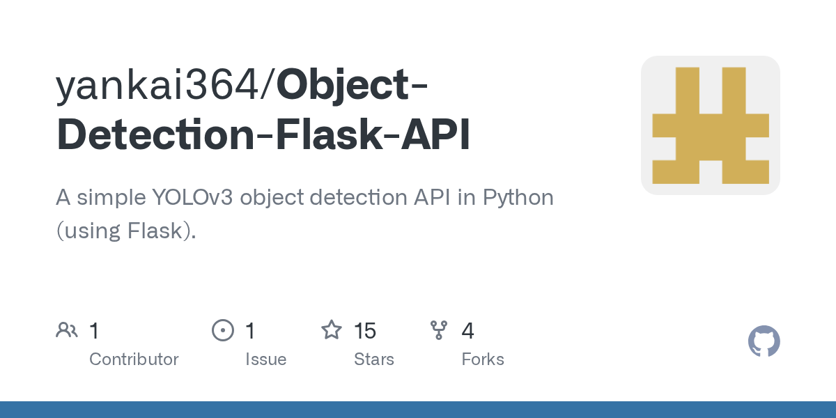 GitHub yankai364/ObjectDetectionFlaskAPI A simple YOLOv3 object
