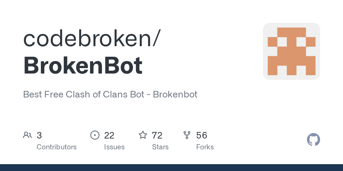 GitHub codebroken/BrokenBot Best Free Clash of Clans Bot Brokenbot
