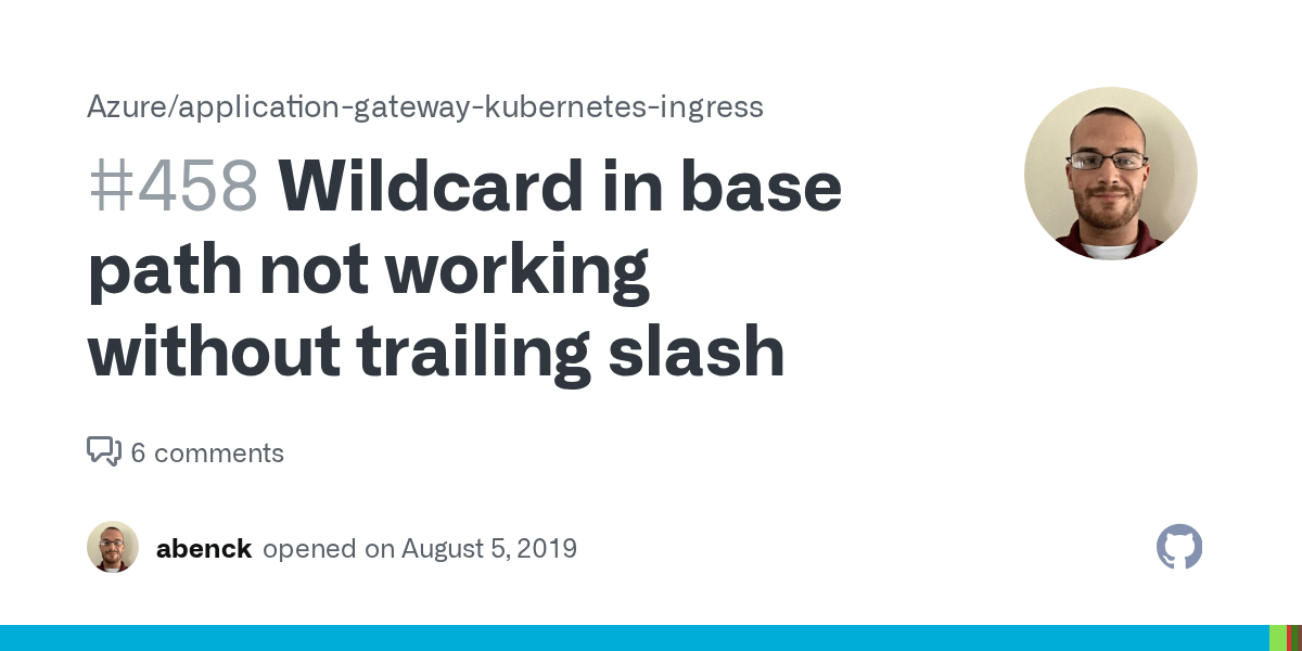 Wildcard in base path not working without trailing slash · Issue 458