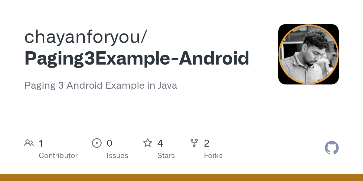 GitHub chayanforyou/Paging3ExampleAndroid Paging 3 Android Example