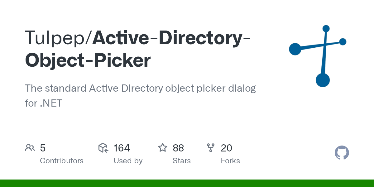 ActiveDirectoryObjectPicker/DirectoryObject.cs at master · Tulpep