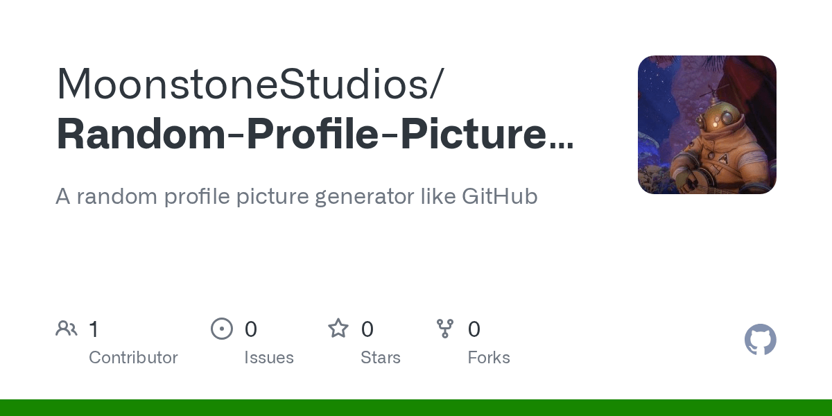 GitHub MoonstoneStudios/RandomProfilePictureGenerator A random