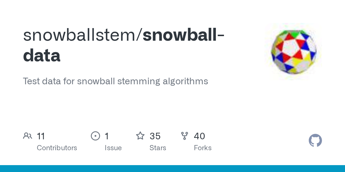Snowball-Data/Output.txt At Master · Snowballstem/Snowball-Data · Github