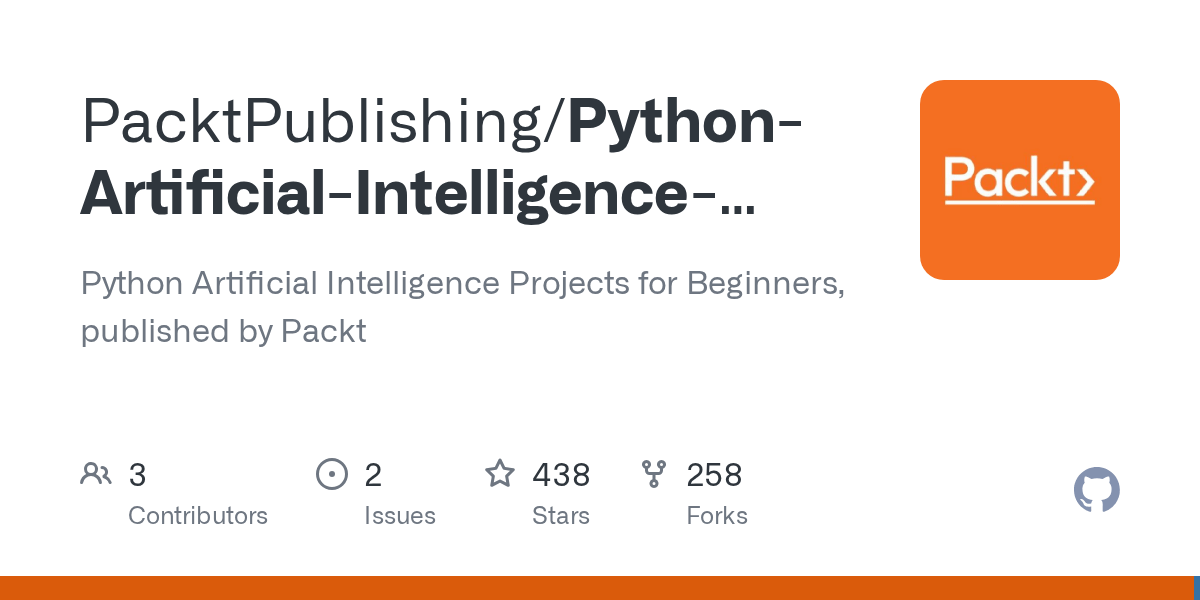 GitHub PacktPublishing/PythonArtificialIntelligence