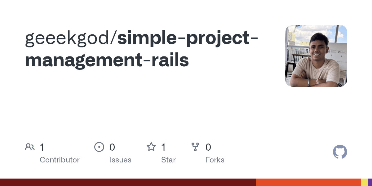 GitHub thisisrishabh22/simpleprojectmanagementrails
