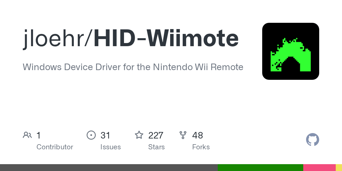 GitHub jloehr/HIDWiimote Windows Device Driver for the Nintendo Wii