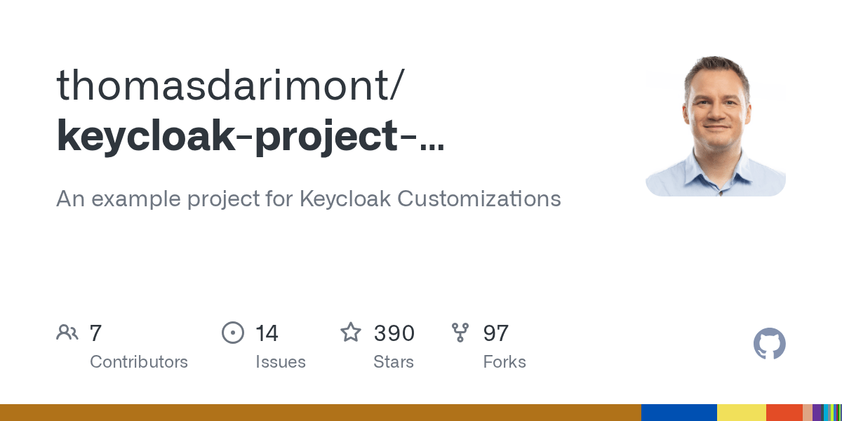 keycloakprojectexample/Dockerfile at main · thomasdarimont/keycloak