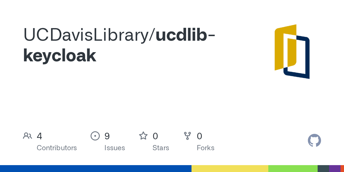 GitHub UCDavisLibrary/keycloakdeployment