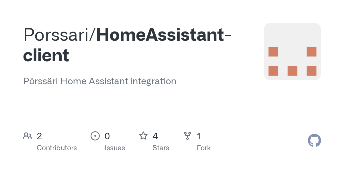 GitHub Porssari/HomeAssistantclient Pörssäri Home Assistant integration