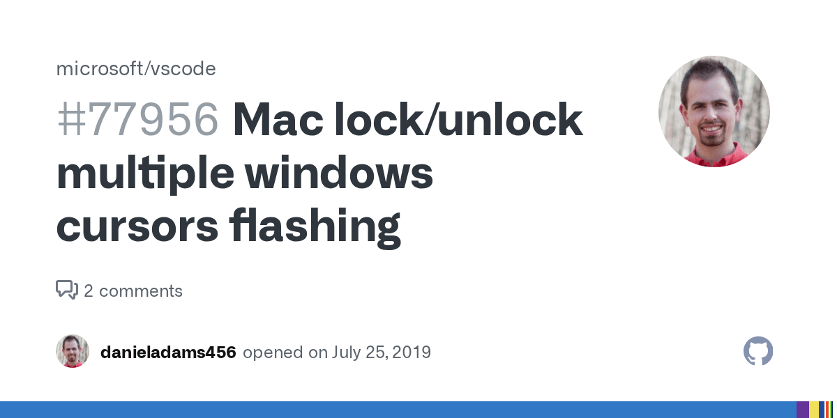 Mac lock/unlock multiple windows cursors flashing · Issue 77956