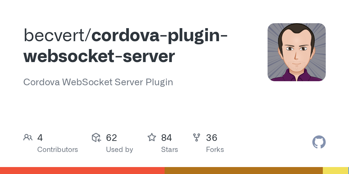 GitHub becvert/cordovapluginwebsocketserver Cordova Socket