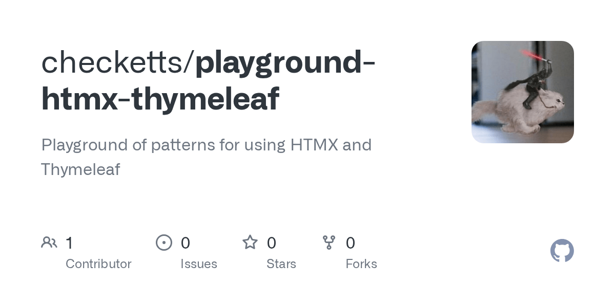 GitHub checketts/playgroundhtmxthymeleaf Playground of patterns
