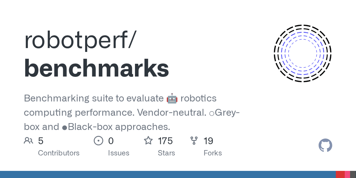 GitHub robotperf/benchmarks Benchmarking suite to evaluate 🤖