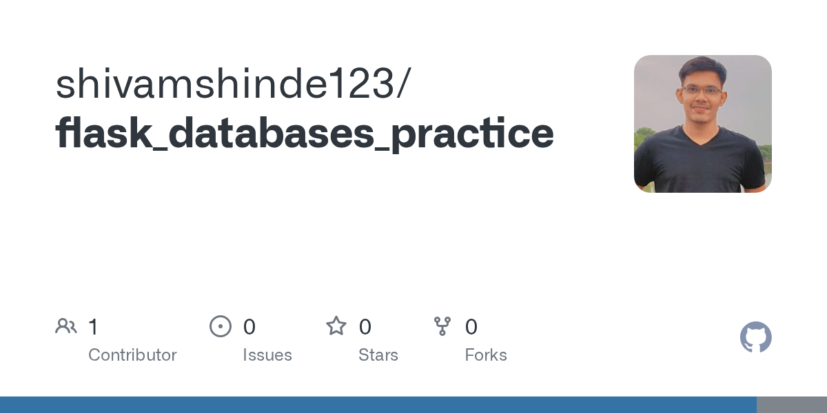 GitHub shivamshinde123/flask_databases_practice