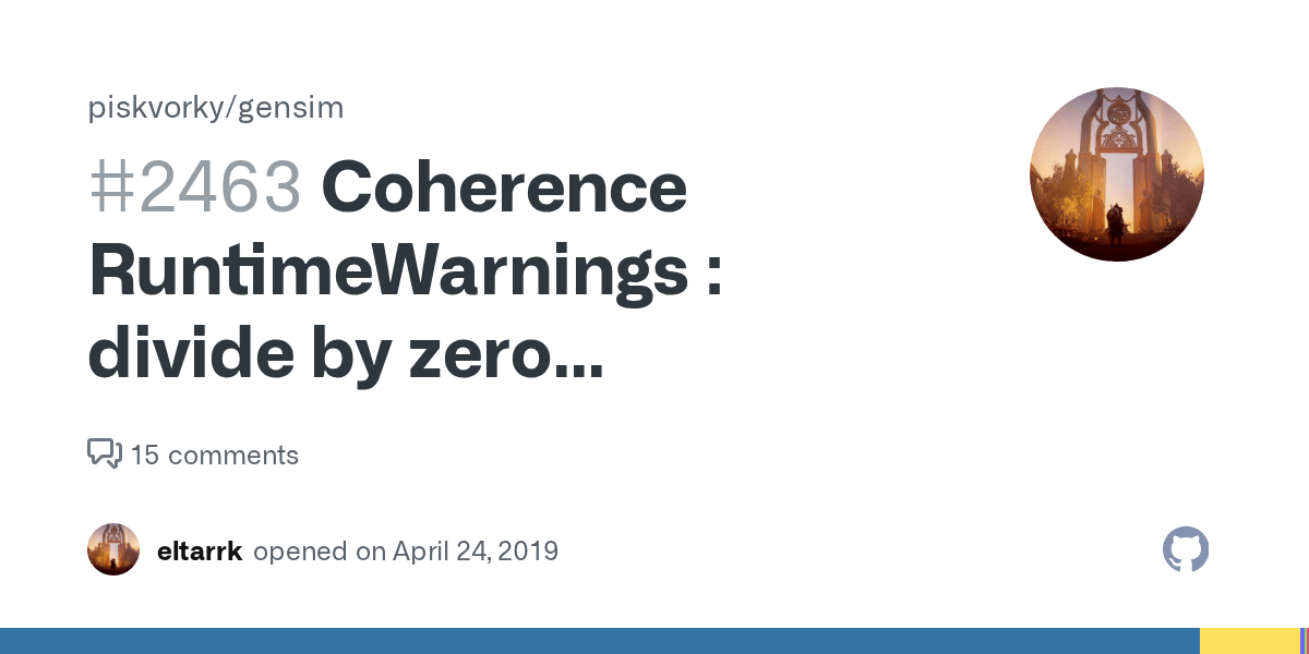 Coherence RuntimeWarnings divide by zero encountered in double