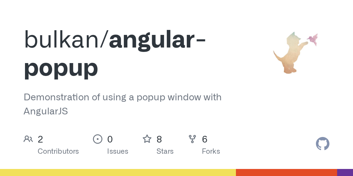 GitHub bulkan/angularpopup Demonstration of using a popup window