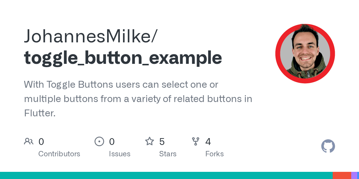 GitHub JohannesMilke/toggle_button_example With Toggle Buttons users