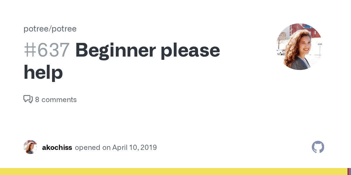 Beginner please help · Issue 637 · potree/potree · GitHub