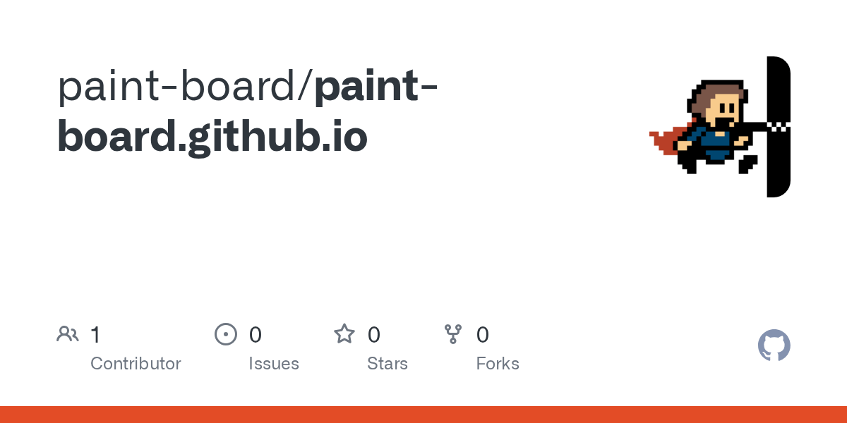 GitHub paintboard/paintboard.github.io