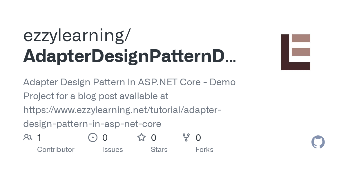 GitHub ezzylearning/AdapterDesignPatternDemo Adapter Design Pattern
