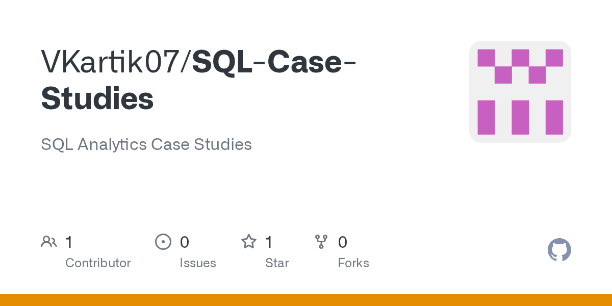 SQLCaseStudies/Case_Pizza_Runner/Analysis.sql at master · VKartik07