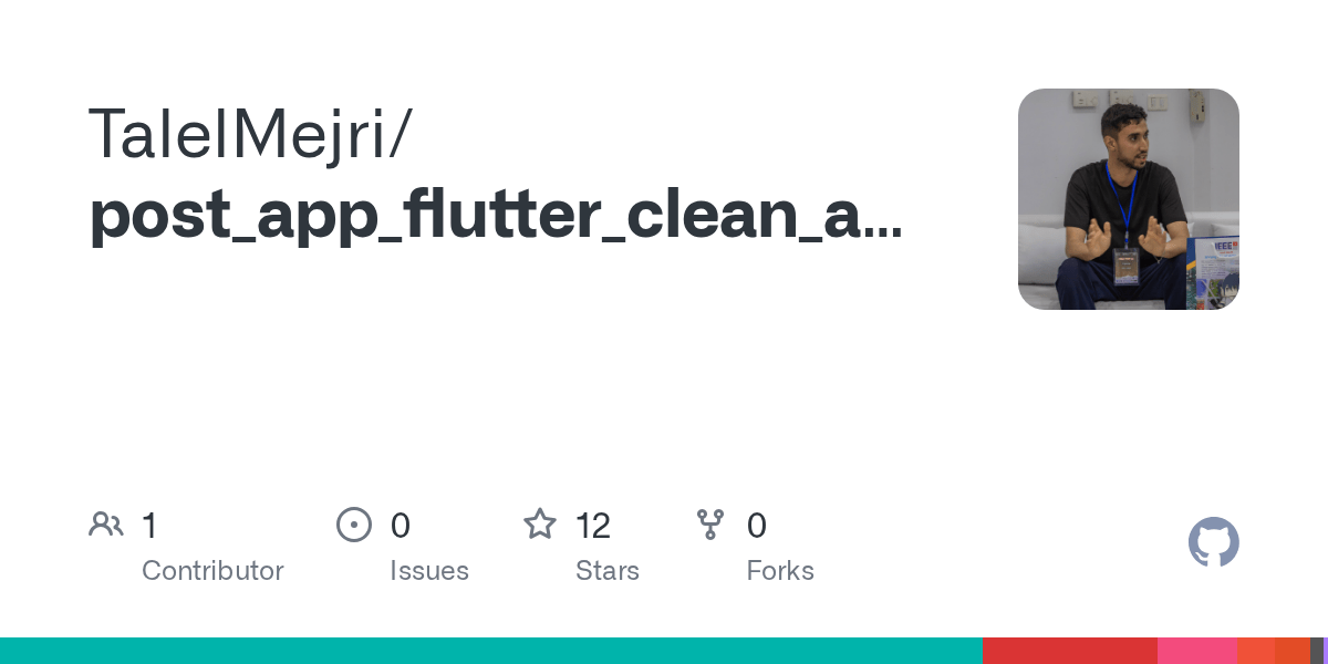 GitHub TalelMejri/post_app_flutter_clean_architecture