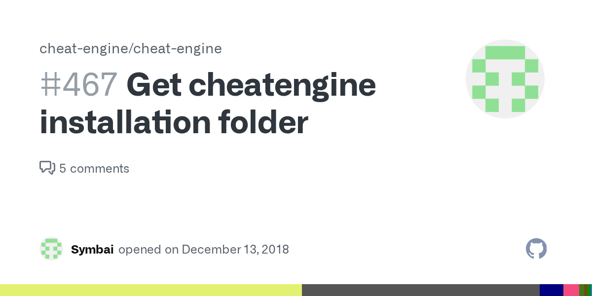 Get cheatengine installation folder · Issue #467 · cheat-engine/cheat