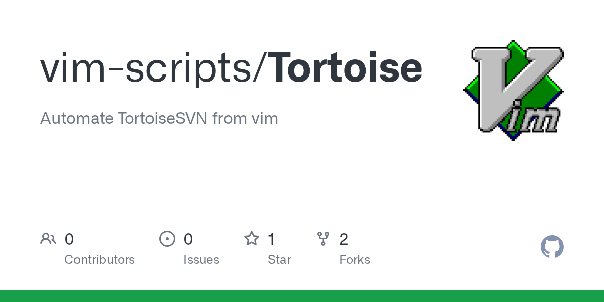 GitHub vimscripts/Tortoise Automate TortoiseSVN from vim